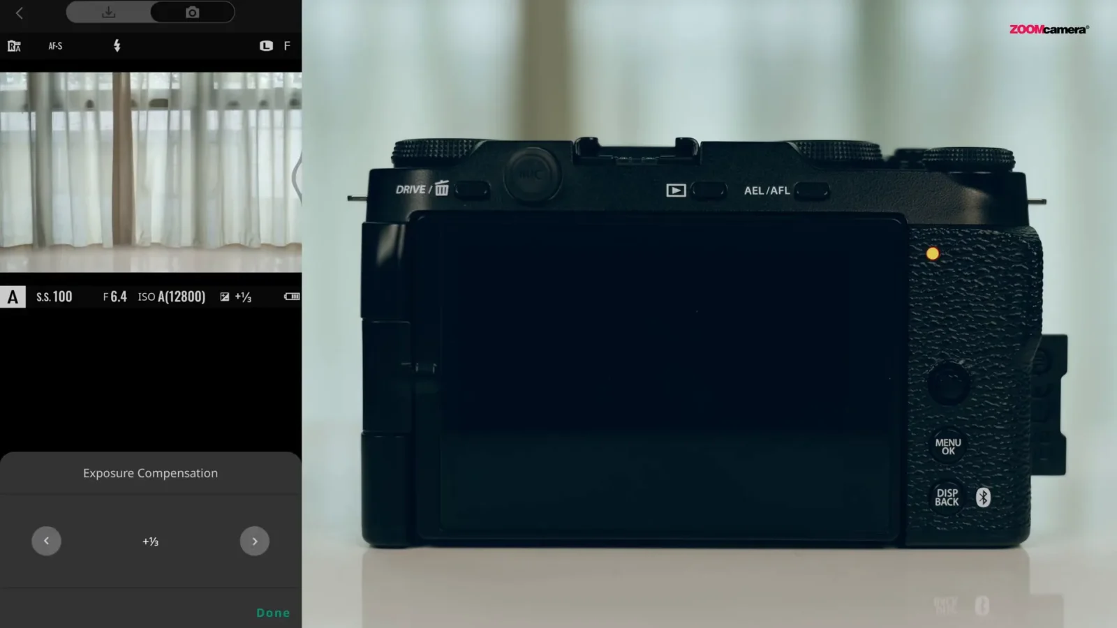 สอนใช้กล้อง fujifilm สำหรับมือใหม่ฟูจิฟิล์มฉบับจับมือทำ อัพเดทปี 2025 เป็นต้นไป (Fujifilm the Series 2025) 42 การปรับค่า F, ชดเชยแสง และฟิล์มซิมูเลชั่นในแอป