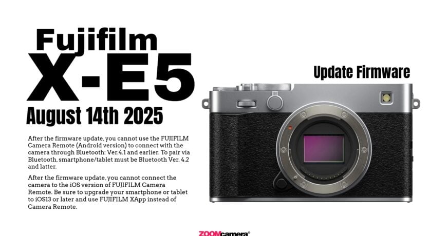 อัปเดตเฟิร์มแวร์ Fujifilm X-E5 : เพิ่มความปลอดภัยและฟีเจอร์ใหม่ (2025-08-14) 1 อัปเดตเฟิร์มแวร์ Fujifilm X-E5 เพิ่มความปลอดภัยและฟีเจอร์ใหม่ (2025-08-14)-2