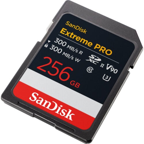 Sandisk Extreme Pro SDXC 256GB U3 V90 UHS-II (R300/W300) (SDSDXDM-256G-GN4IN) (ประกันศูนย์) 2 Sandisk Extreme Pro SDXC 256GB U3 V90 UHS-II (R300/W300)