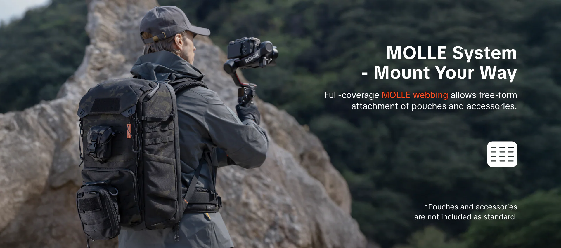 PGYTECH OneMo Tactical Backpack 35L P-CB-223 Dark Night Camo /P-CB-224 Coyote Brown (ประกันศูนย์) 30 PGYTECH OneMo Tactical Backpack