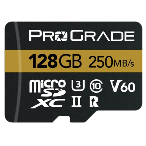 ProGrade Digital MicroSDXC UHS-II V60 Memory Card 128GB/256GB/512GB (R250/W130) (ประกันศูนย์ 3 ปี) 4 ProGrade Digital MicroSDXC UHS-II V60 Memory Card