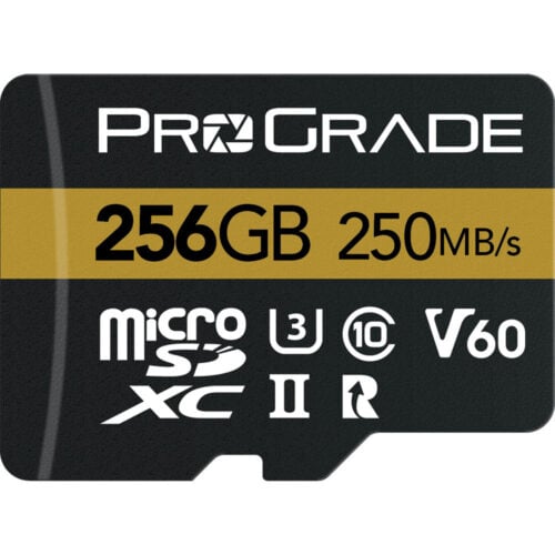 ProGrade Digital MicroSDXC UHS-II V60 Memory Card 128GB/256GB/512GB (R250/W130) (ประกันศูนย์ 3 ปี) 3 ProGrade Digital MicroSDXC UHS-II V60 Memory Card