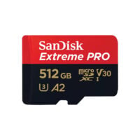 Sandisk เมมโมรี่ การ์ด MicroSDXC Extreme Pro 256GB U3 V30 A2 R200 W140 SDSQXCD-512G-GN6MA-1