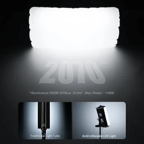 Ulanzi AL60 60W Inflatable LED Light ไฟ LED แบบพองลม 3 Ulanzi AL60 60W Inflatable LED Light