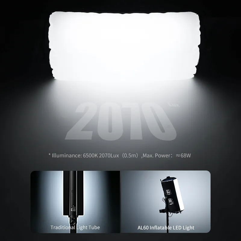 Ulanzi AL60 60W Inflatable LED Light ไฟ LED แบบพองลม 11 Ulanzi AL60 60W Inflatable LED Light