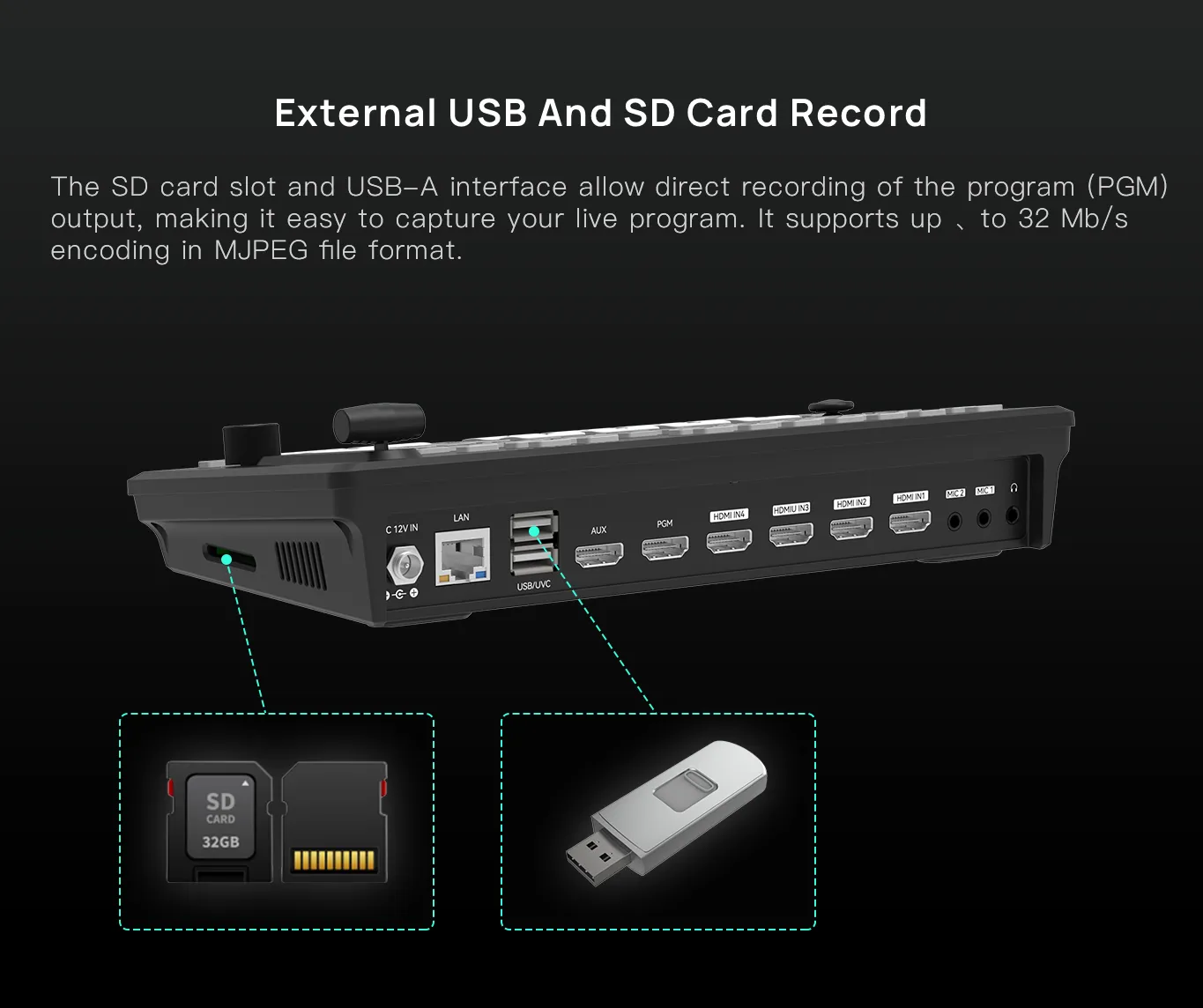 CineTreak STREAM 1 Video Switcher