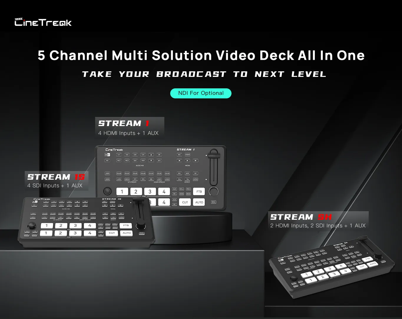 CineTreak STREAM 1 Video Switcher