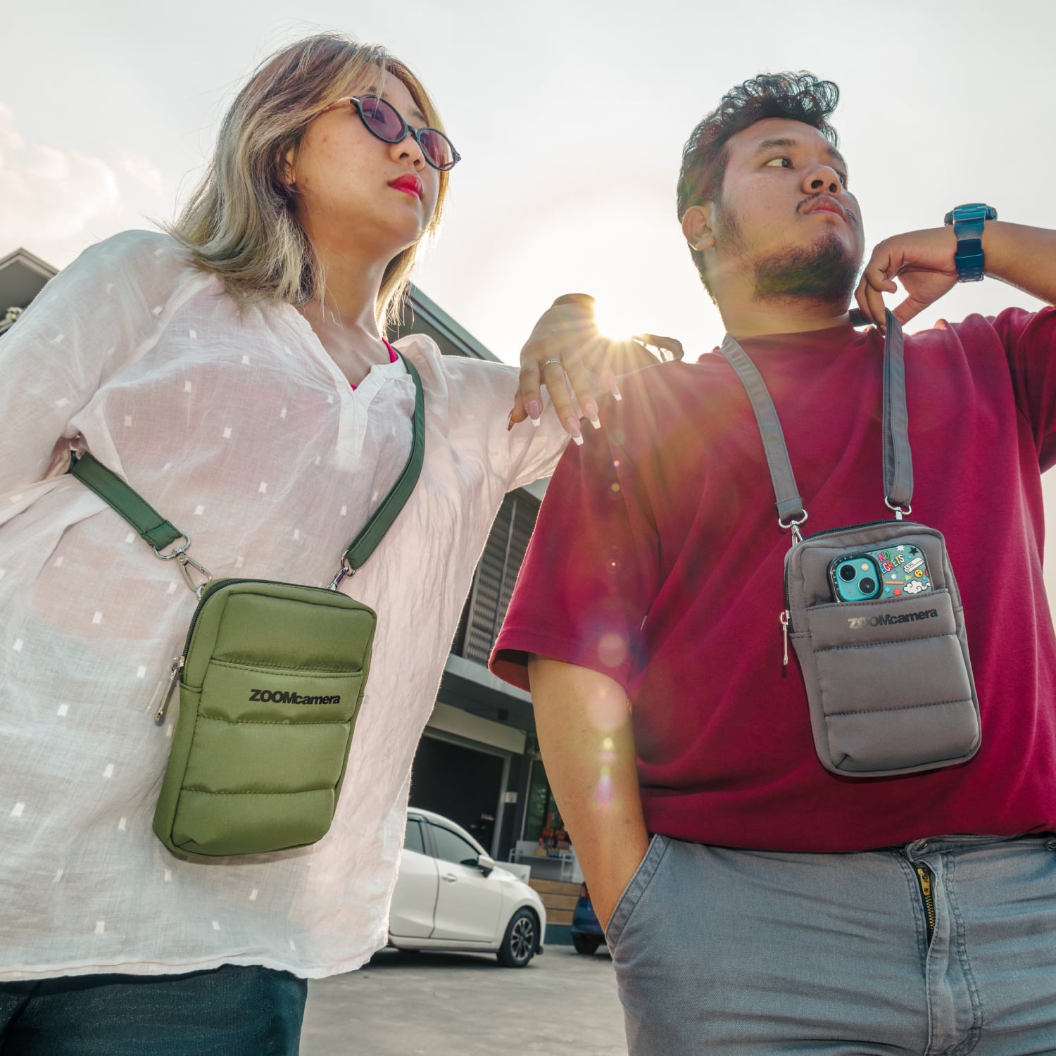 Zoomcamera Mini Sling Bag กระเป๋าใส่กล้อง / มือถือ 16 Zoomcamera Mini Sling Bag