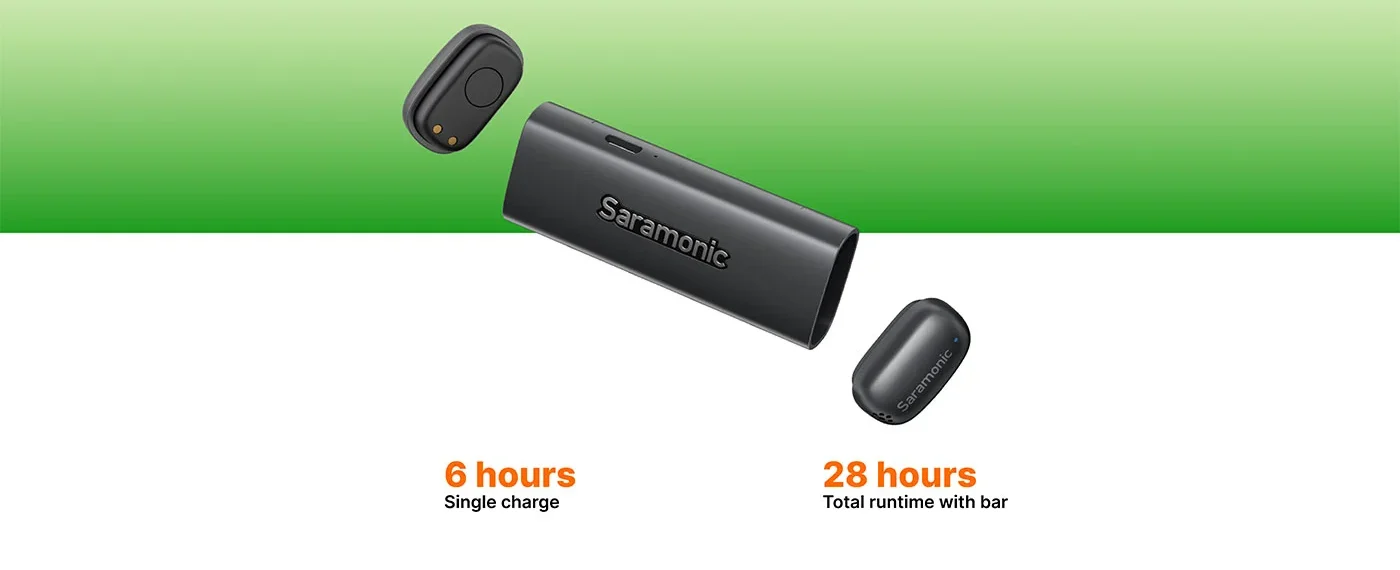 Saramonic Air SE AI-Powered Clip-On and Handheld Wireless Microphone ไมโครโฟน (ประกันศูนย์) 14 Saramonic Air SE