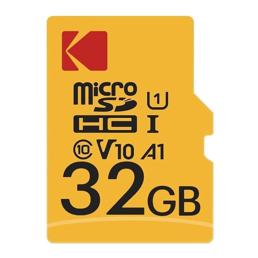 Kodak MicroSDHC 32GB U1 V10 UHS-I (90MB/s) 8 Kodak MicroSDXC 32GB U1 V10 UHS-I (90MB/s)
