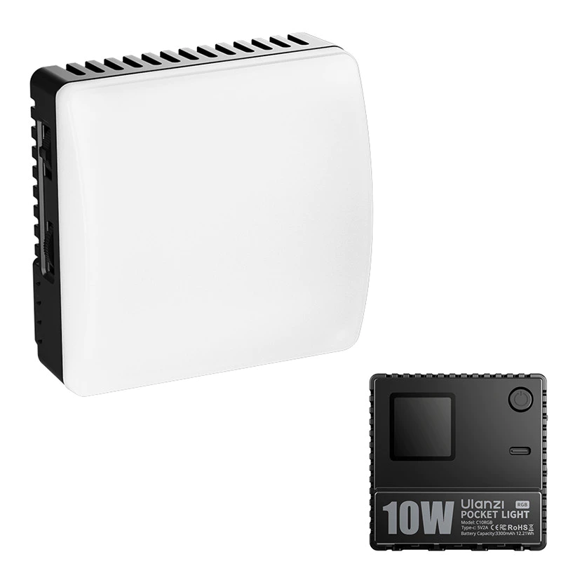 Ulanzi C10RGB Pocket Power 10W RGB Video Light ไฟ LED RGB หนีบมือถือ ไฟเซลฟี่ ขนาดกะทัดรัด 10W 1 Ulanzi C10RGB