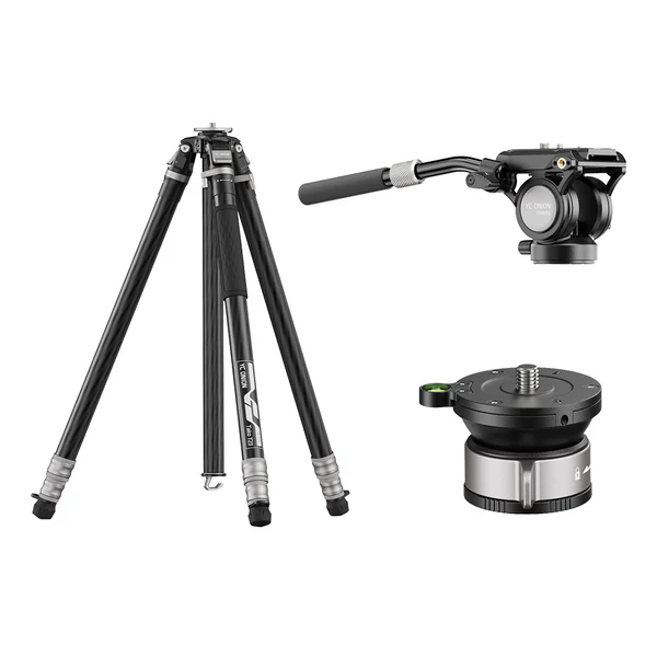 YC Onion Tako Tripod with 52mm Bowl Head & FH60S Fluid Head ขาตั้งกล้องคาร์บอน (ประกันศูนย์) 1 YC Onion Tako Tripod with 52mm Bowl Head & FH60S Fluid Head