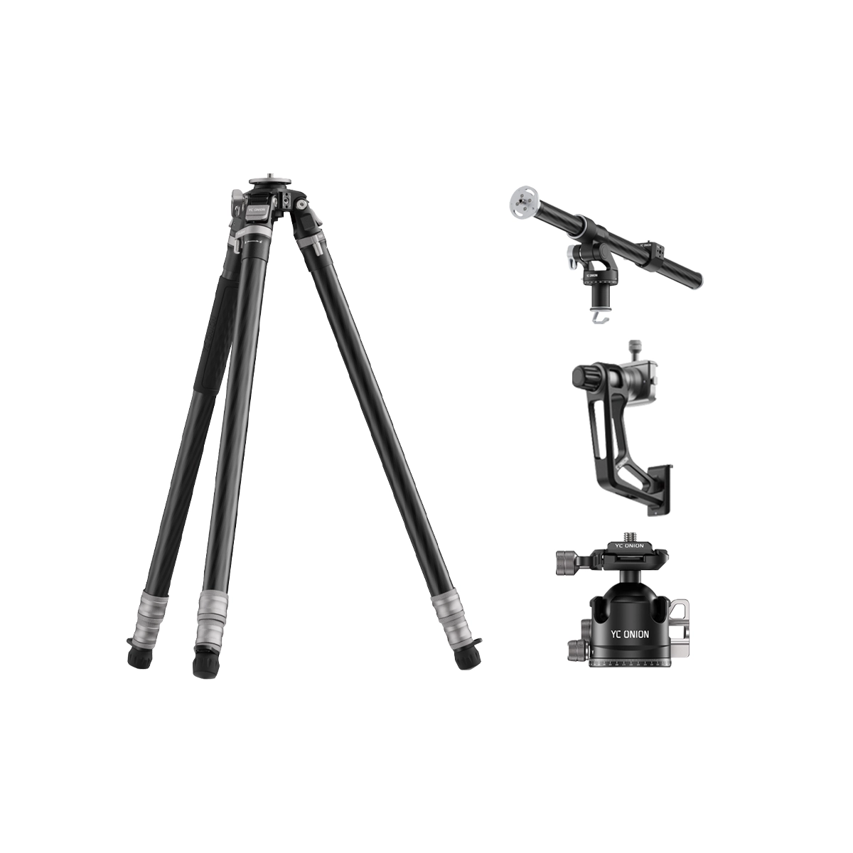YC Onion Tako Tripod with Ball Head & Overhead Rig ขาตั้งกล้องคาร์บอน (ประกันศูนย์) 1 YC Onion Tako Tripod with Ball Head & Overhead Rig