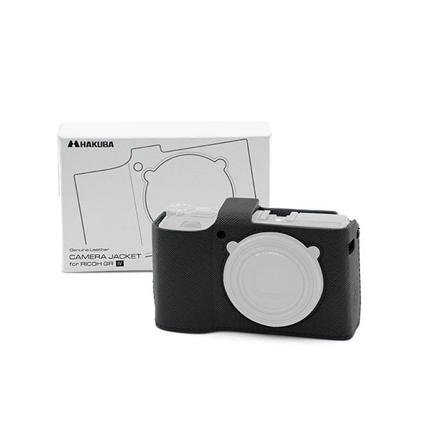 Hakuba Genuine Leather for Ricoh GR IV Series Camera Jacket 1 HAKUBA DCS-GR4BK Camera Jacket