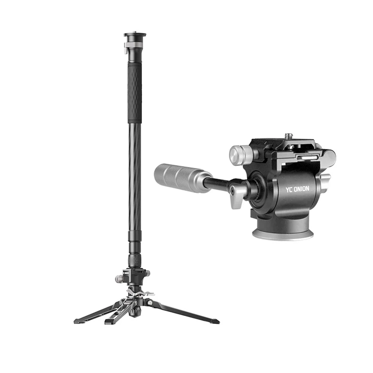 YC Onion Tako Nano Monopod & FX50 Fluid Head ขาตั้ง (ประกันศูนย์) 1 YC Onion Tako Nano Monopod & FX50 Fluid Head