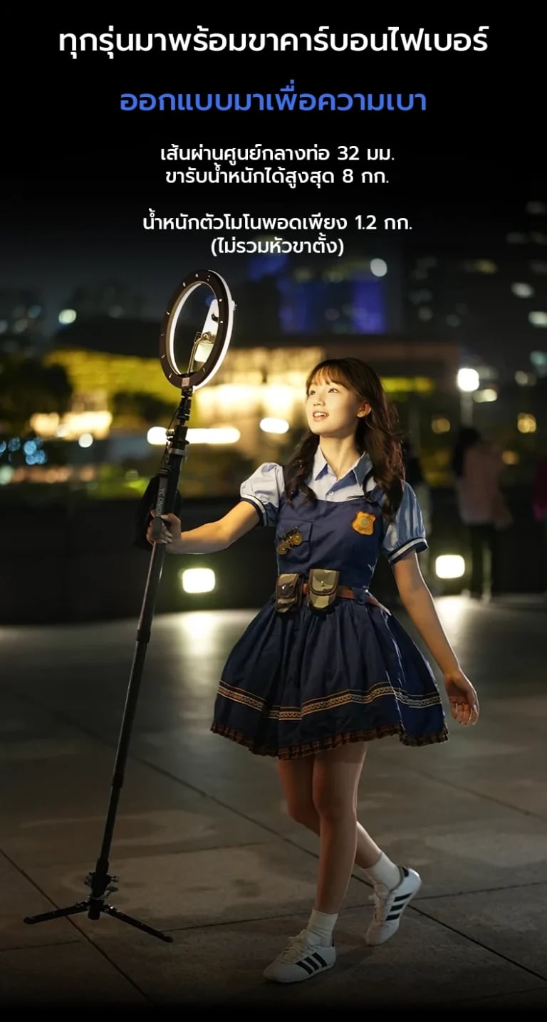 YC Onion Tako Nano Monopod & FX50 Fluid Head ขาตั้ง (ประกันศูนย์) 8 YC Onion Tako Nano Monopod & FX50 Fluid Head
