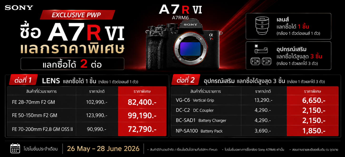 Sony A7r VI Mirrorless Camera
