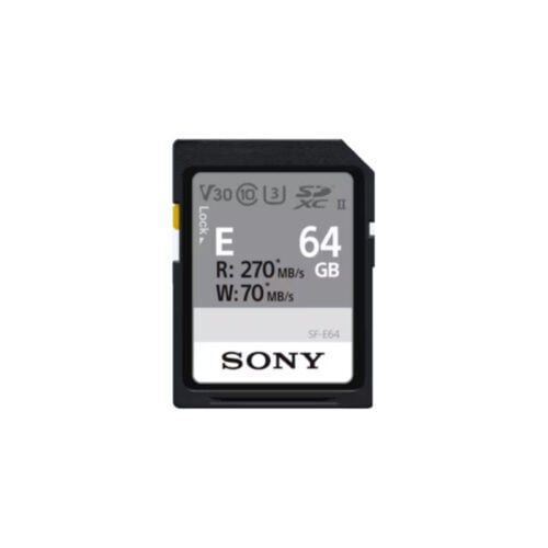Sony SDXC 64GB UHS-II U3 V30 Memory Card 2 Sony SDXC 64GB UHS-II U3 V30 Memory Card