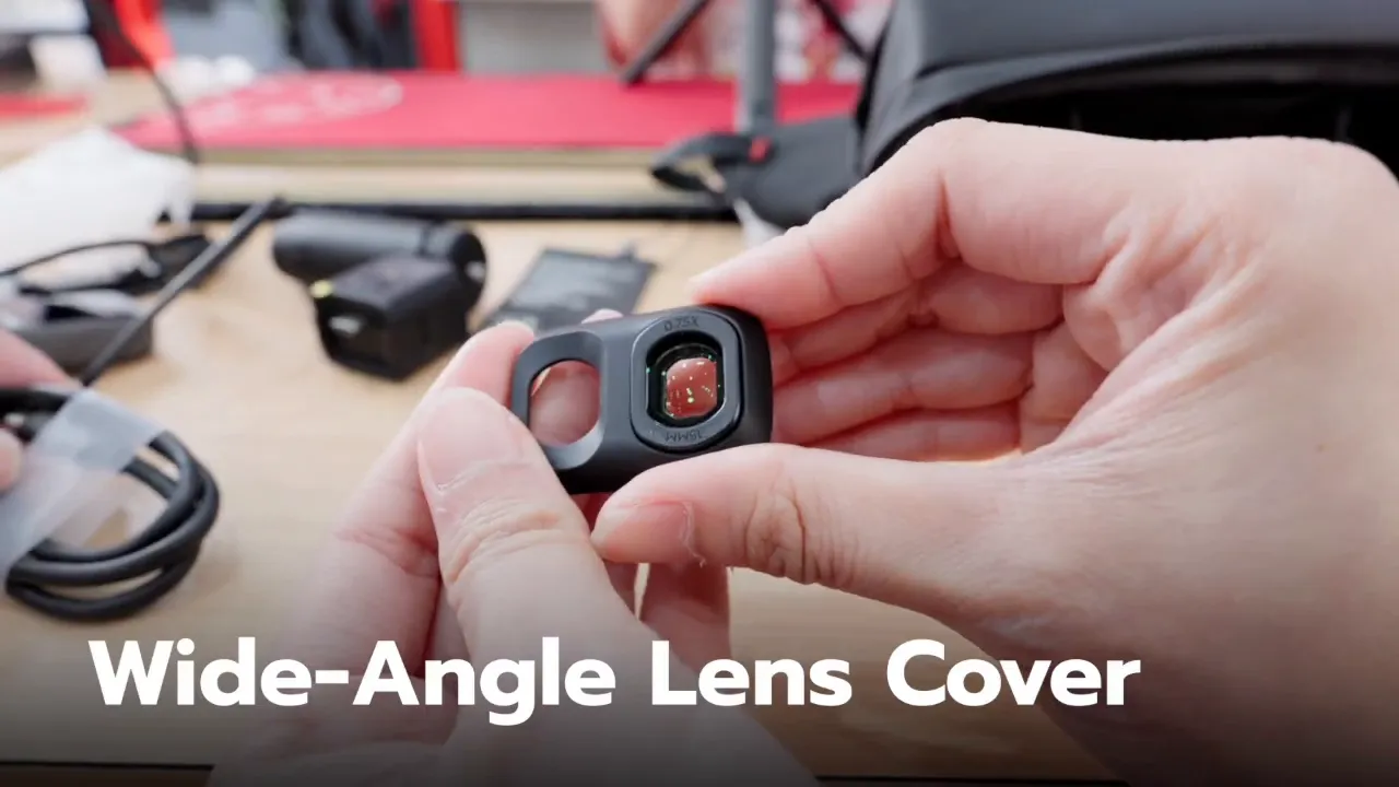 Dji Osmo Pocket 4P แกะกล่องชุด Creator Combo มีอะไรให้บ้าง? และน่าเล่นแค่ไหน? 9 เลนส์เสริมมุมกว้างพร้อมข้อความ 15mm 0.75x