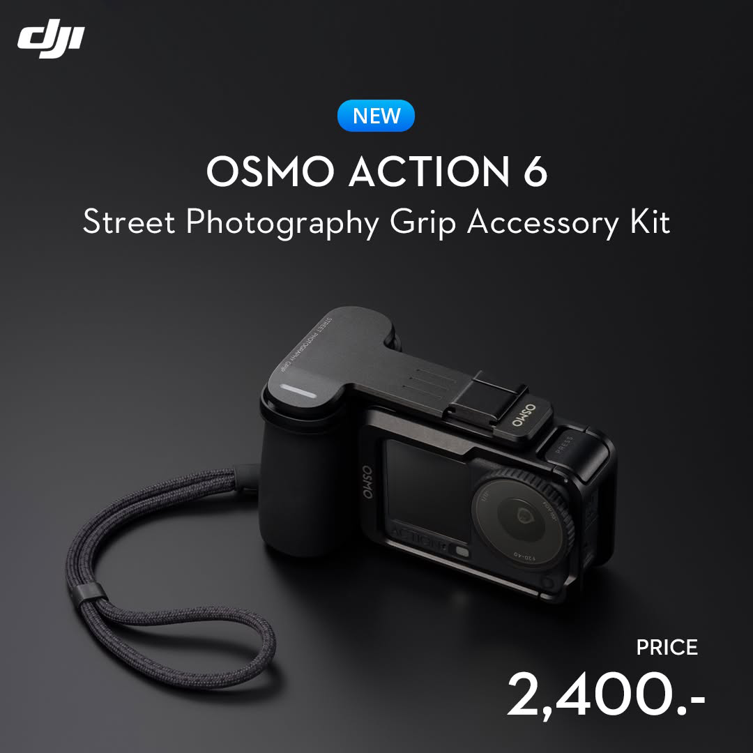 DJI Street Photography Grip Accessory Kit for Action 6 7 DJI Street Photography Grip Accessory Kit for Action 6