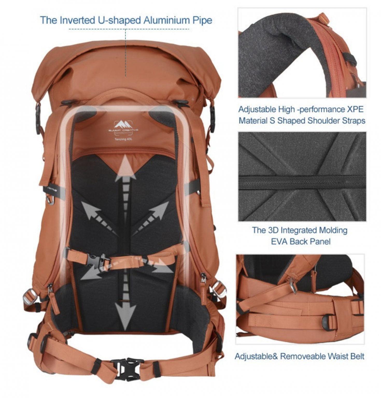 Summit Creative Tenzing Rolltop Backpack 30L (ประกันศูนย์) 22 Summit Creative Tenzing Rolltop Backpack 30L