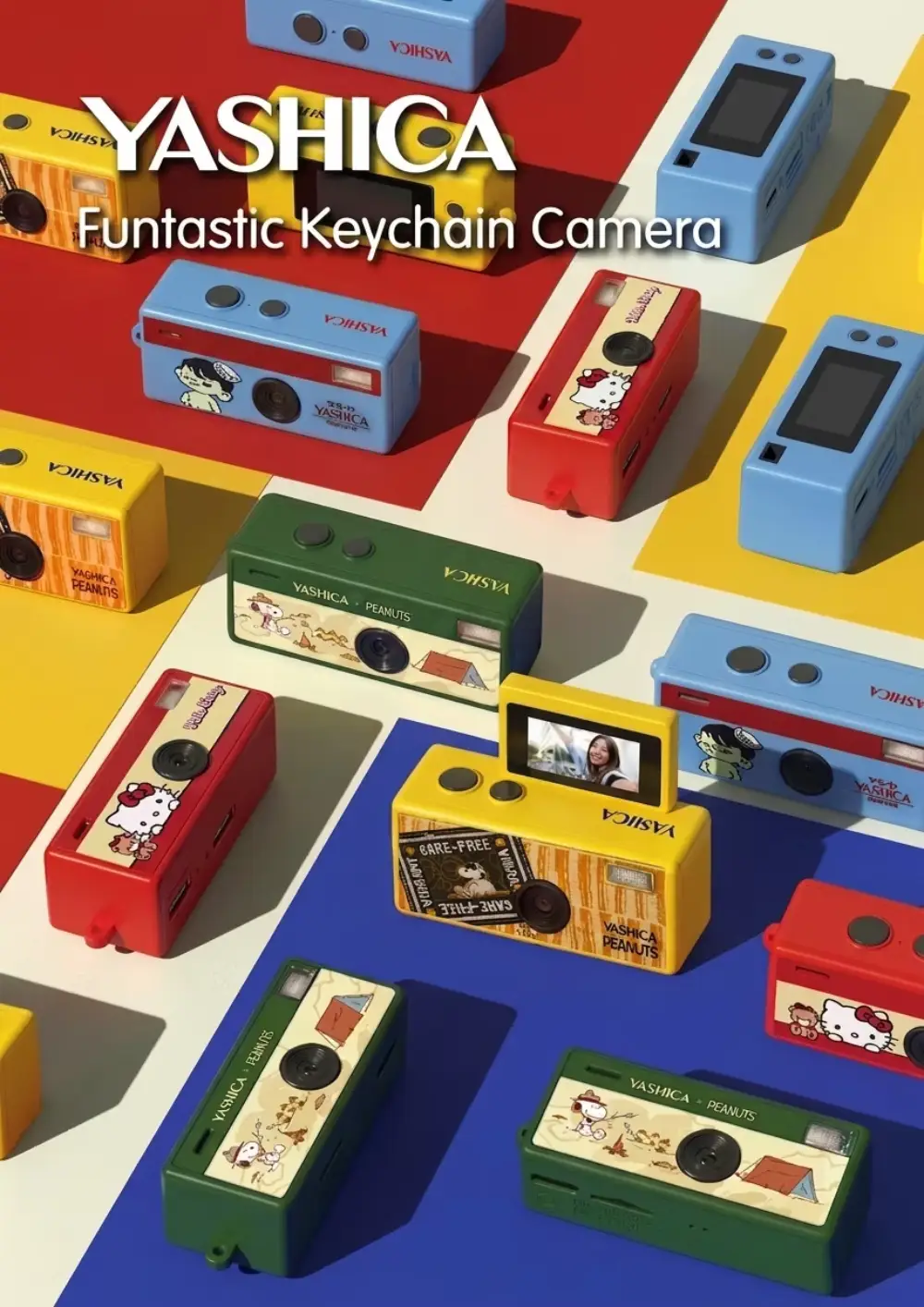 YASHICA x Hello Kitty Funtastic Keychain Camera (Classic Hello Kitty) 13 All color 1