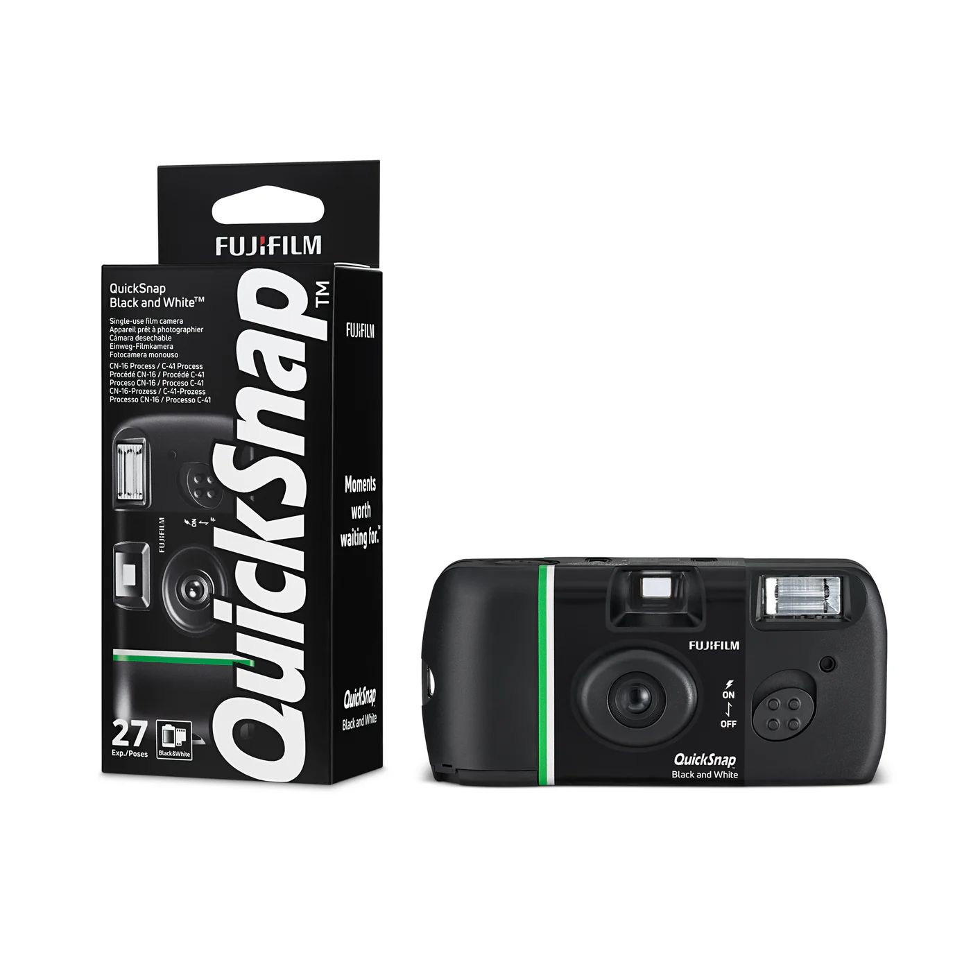 Fujifilm QuickSnap Black and White กล้องฟิล์มใช้แล้วทิ้ง 12 Fujifilm QuickSnap Black and White