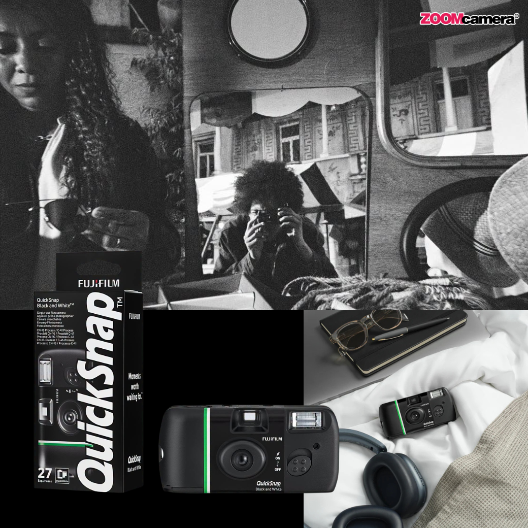 เปิดตัว Fujifilm QuickSnap 2 รุ่นใหม่ล่าสุด ! กล้องฟิล์มใช้แล้วทิ้งสายลุย QuickSnap Active & สายอาร์ตขาวดำ QuickSnap Black and White ที่ชาว Gen Z ต้องมีติดกระเป๋า 8 Quicksnap black and white 3