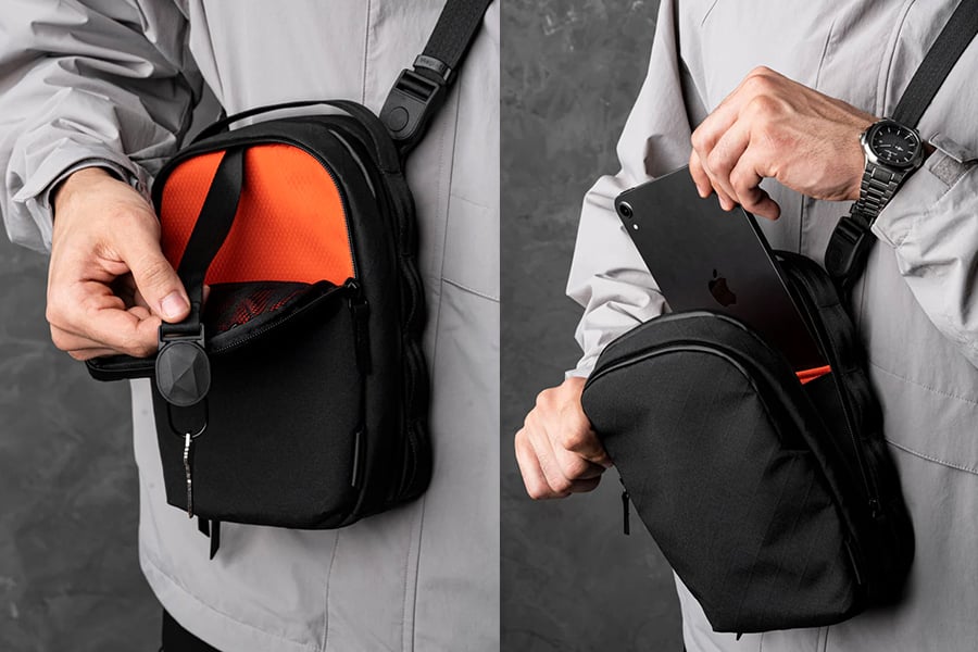 Alpaka Metro Sling Max สี Axogrid Army Green/สี Axogrid Black กระเป๋าใส่กล้อง 17 metro sling max axogrid black 05