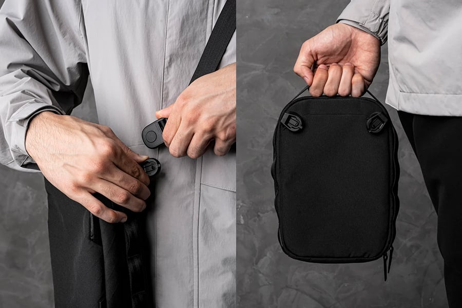 Alpaka Metro Sling Max สี Axogrid Army Green/สี Axogrid Black กระเป๋าใส่กล้อง 18 metro sling max axogrid black 06