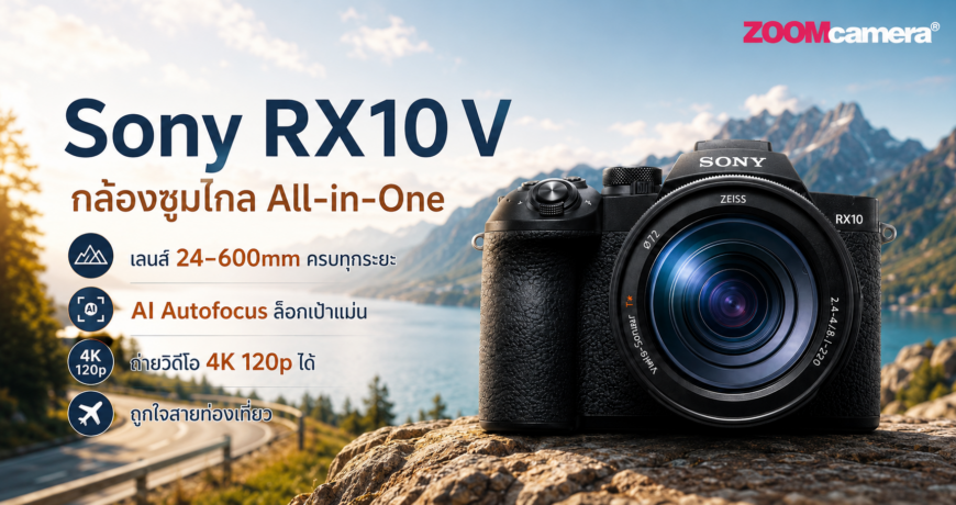 Sony RX10 V กล้องซูมไกล All-in-One มาพร้อมเลนส์ 24–600mm และ ระบบAI Autofocus ถ่ายวิดีโอ 4K 120p ได้ ถูกใจสายท่องเที่ยว 1 review_sony rx10 v