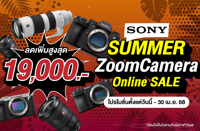 SONY SUMMER Zoom Online SALE Homeslider